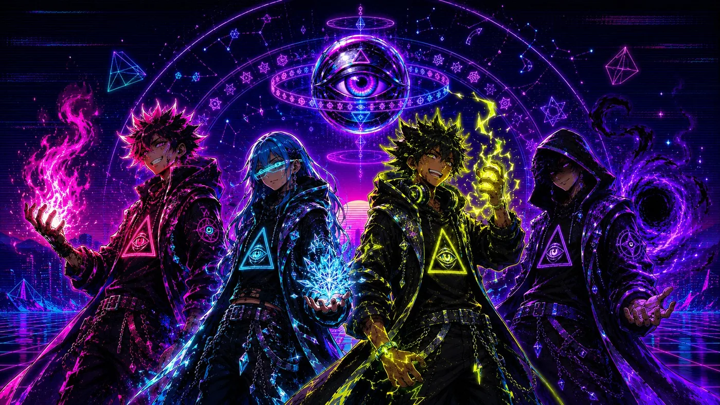 The four WizGank casters